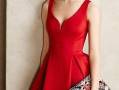 Kırmızı Elbise Kombinleri