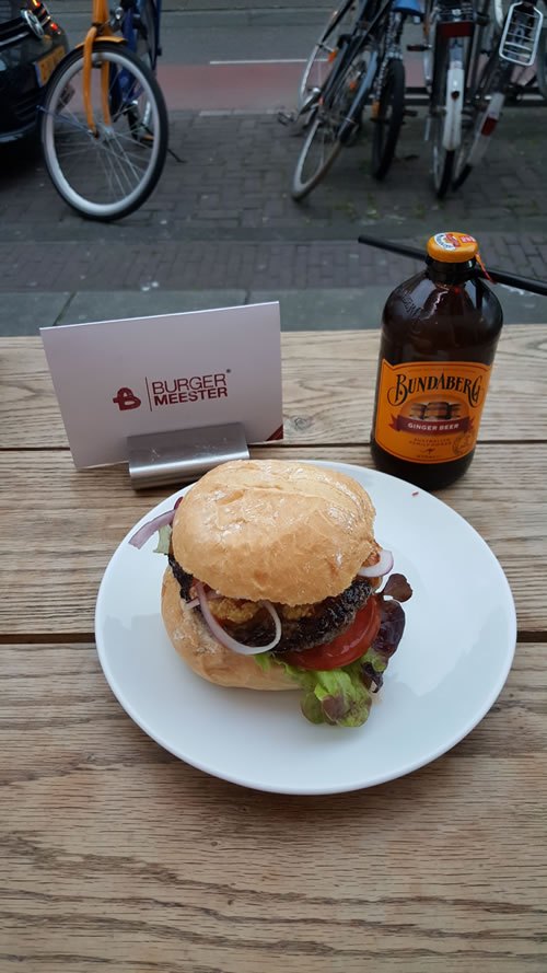 Amsterdam'da Yemek Burgermeister