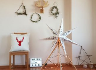 İskandinav Stili Minimalist Yılbaşı Dekorasyonu