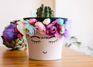 Frida Kahlo Saksı Yapımı