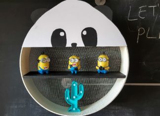 Bebek ve Çocuk Odası İçin Panda Raf Yapımı