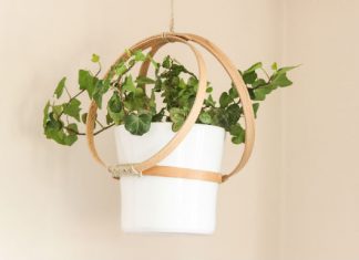 Kasnakla Minimalist Çiçek Askısı Nasıl Yapılır?